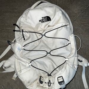 The North Face White Borealis Backpack